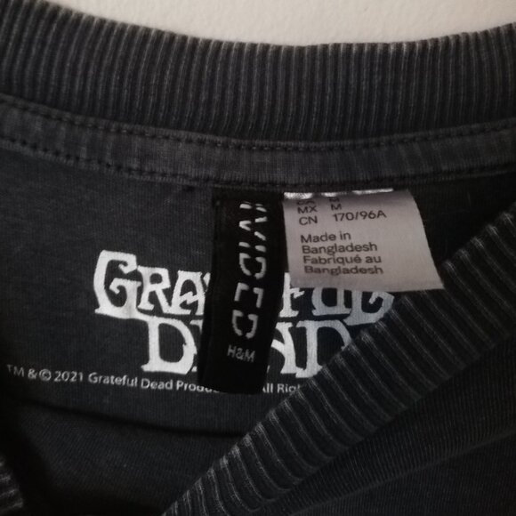 2021 H&M Grateful Dead with Dancing Bears T-Shirt Size M to L - Picture 8 of 8